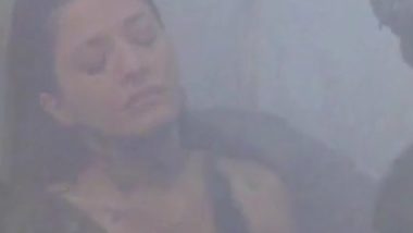 Latina raped by demon in shower
