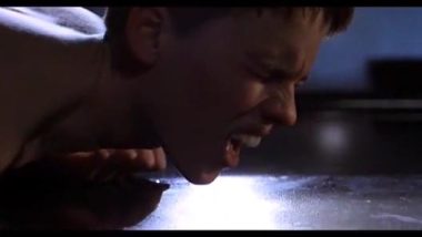 Double raped on car hood