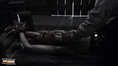Trying to rape the captive girl