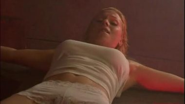 Zombie tortures hot girls