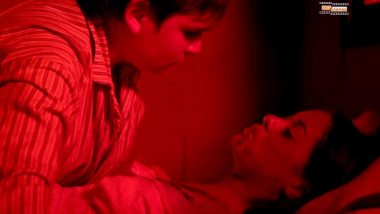 Violent rape on bed